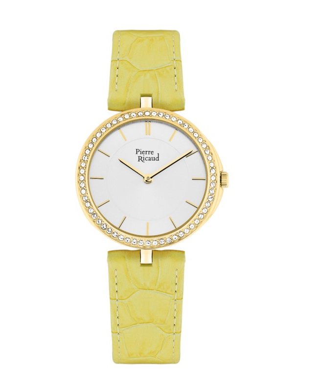 Zegarek damski, Pierre Ricaud, P21063.1213QZ, Kolor koperty: żółte złoto