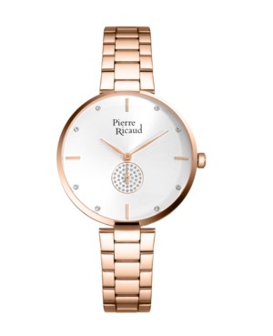 Zegarek damski, Pierre Ricaud, P22066.91R3Q, Kolor koperty: różowe złoto, bransoleta