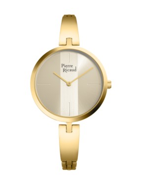 Zegarek damski, Pierre Ricaud, P21036.1101Q/T, Kolor koperty: żółte złoto, bransoleta, kwarcowy
