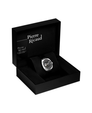 Zegarek męski, Pierre Ricaud, P60052.5264A, Kolor koperty: srebrny, bransoleta, automat