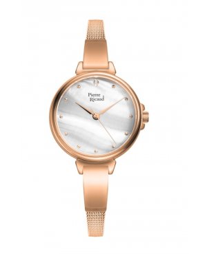Dámské hodinky, Pierre Ricaud, P22058.914FQ, Barva pouzdra: růžově Zlatá, tah, quartz